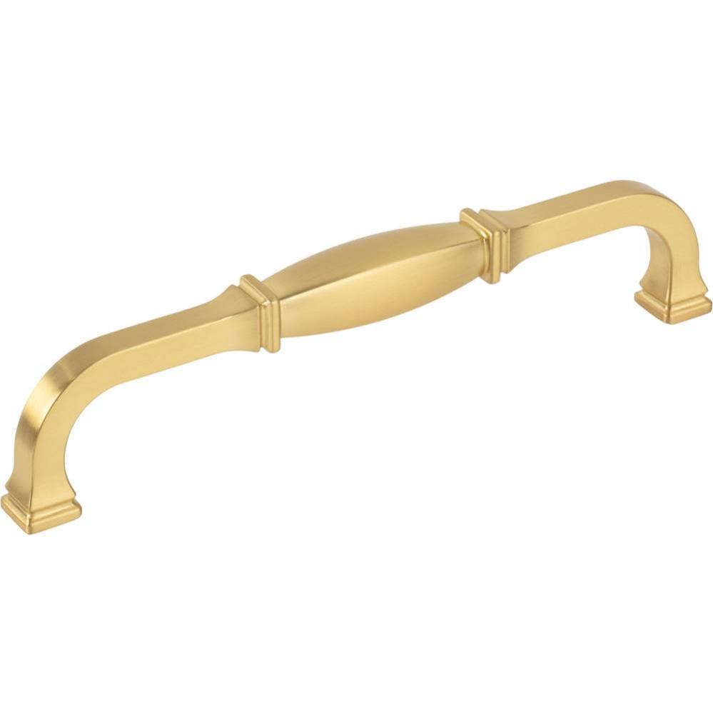 160 mm Center-to-Center Brushed Gold Audrey Cabinet Pull