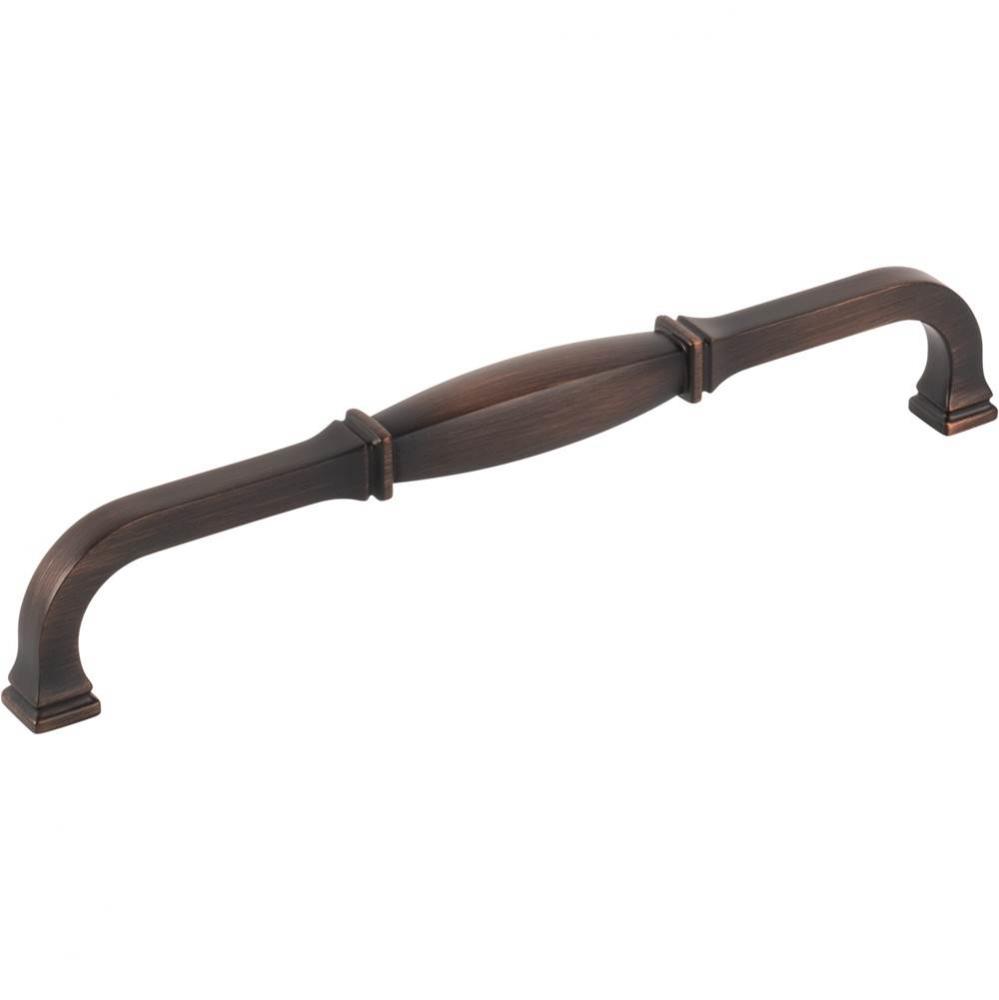 192 mm Center-to-Center Brushed Oil Rubbed Bronze Audrey Cabinet Pull