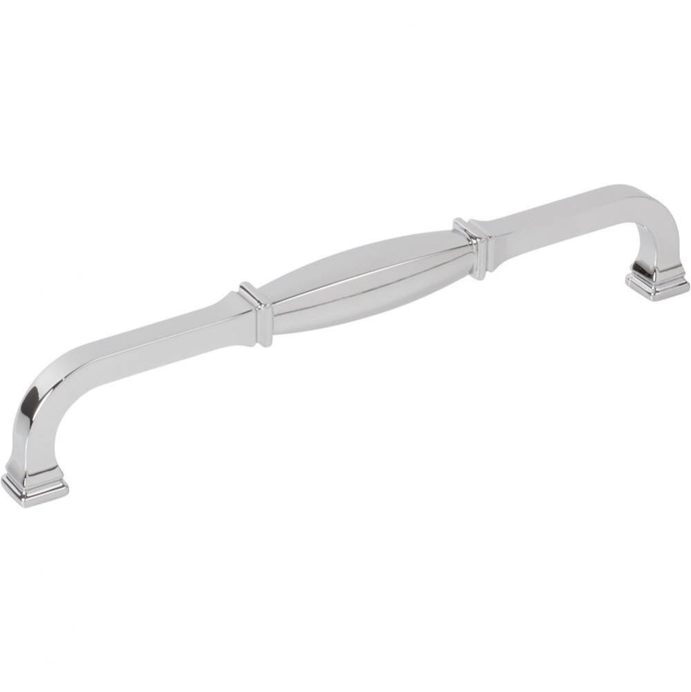 192 mm Center-to-Center Polished Chrome Audrey Cabinet Pull