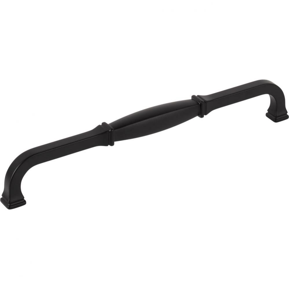 224 mm Center-to-Center Matte Black Audrey Cabinet Pull