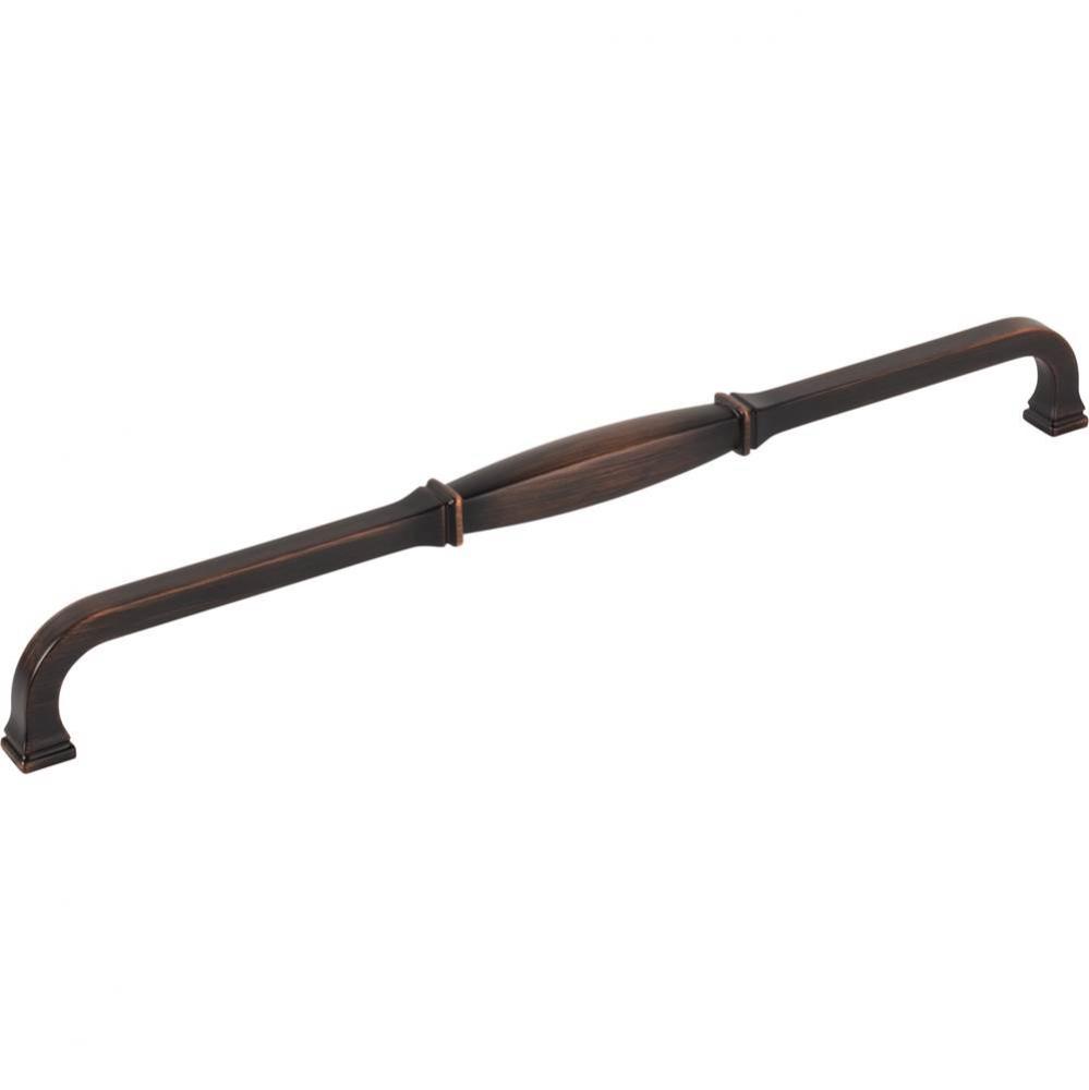 305 mm Center-to-Center Brushed Oil Rubbed Bronze Audrey Cabinet Pull