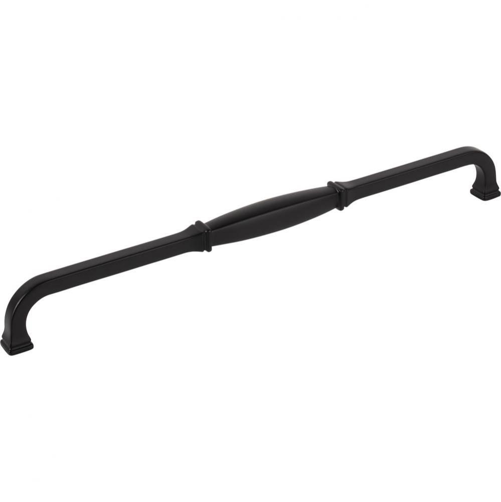 305 mm Center-to-Center Matte Black Audrey Cabinet Pull