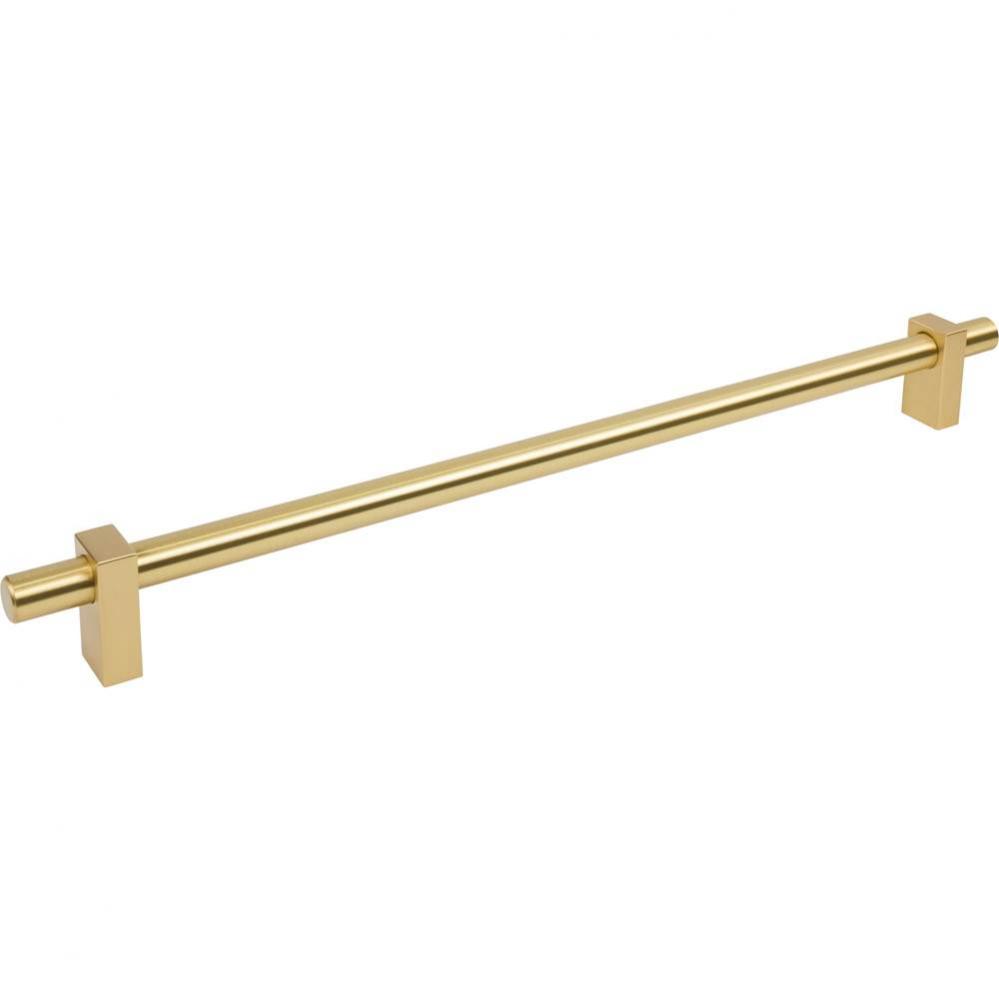 18'' Center-to-Center Brushed Gold Larkin Appliance Pull