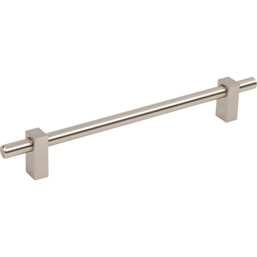 192 mm Center-to-Center Satin Nickel Larkin Cabinet Bar Pull