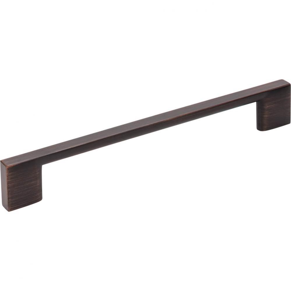 160 mm Center-to-Center Brushed Oil Rubbed Bronze Square Sutton Cabinet Bar Pull