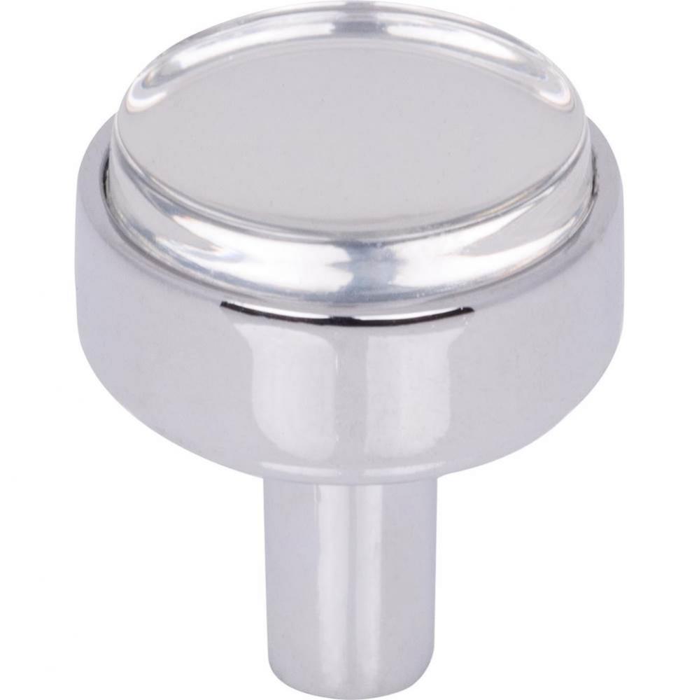 1-1/8'' Diameter Polished Chrome Carmen Cabinet Knob