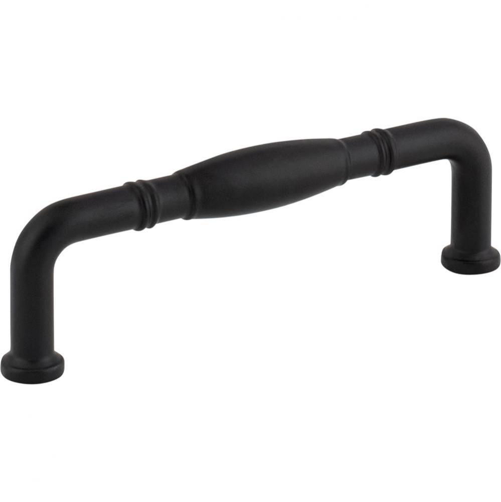 96 mm Center-to-Center Matte Black Durham Cabinet Pull