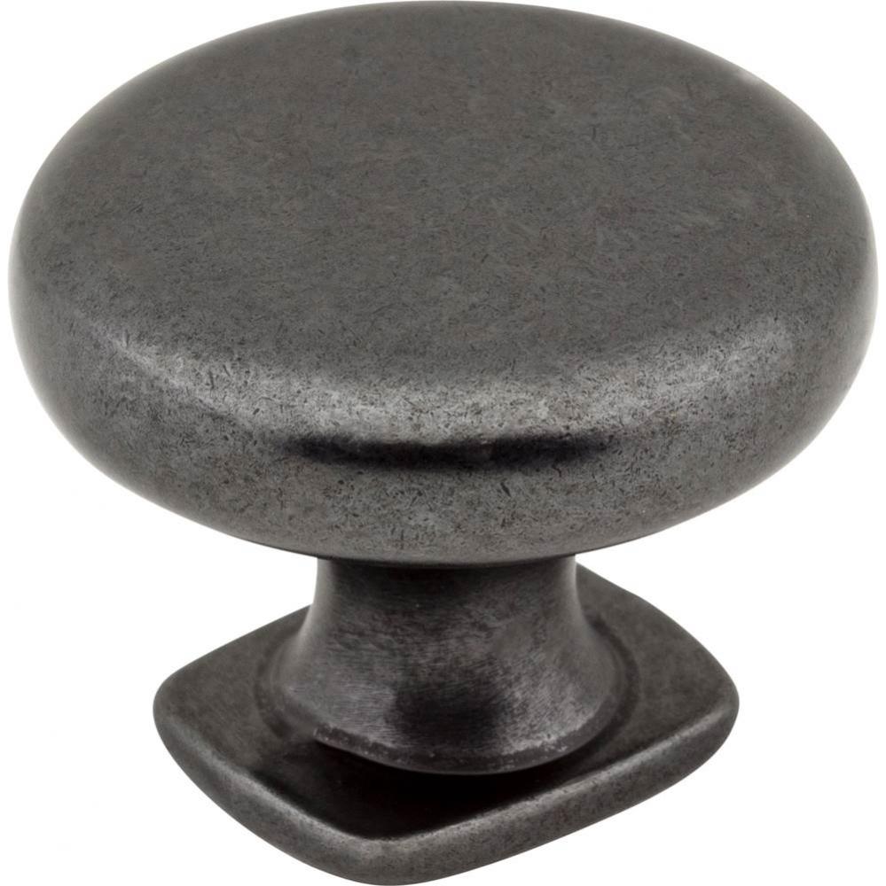 1-3/8'' Diameter Gun Metal Belcastel 1 Cabinet Knob