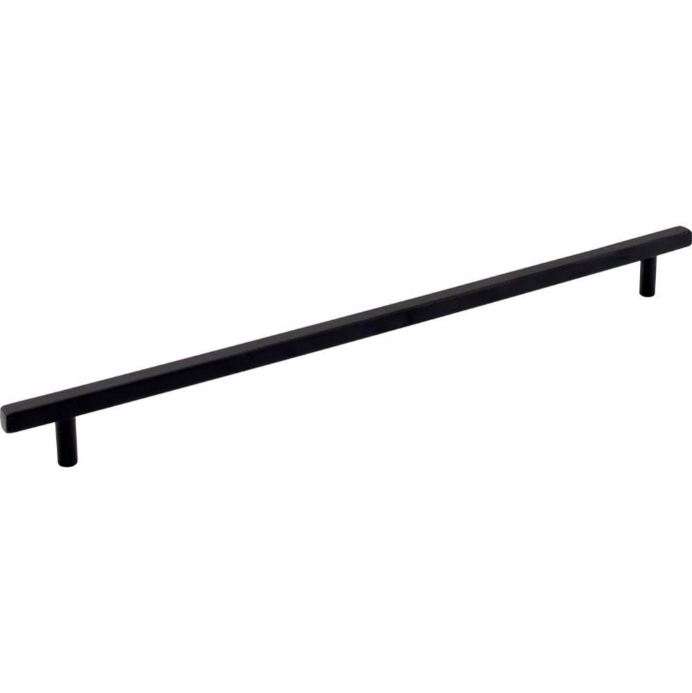 305 mm Center-to-Center Matte Black Square Dominique Cabinet Bar Pull