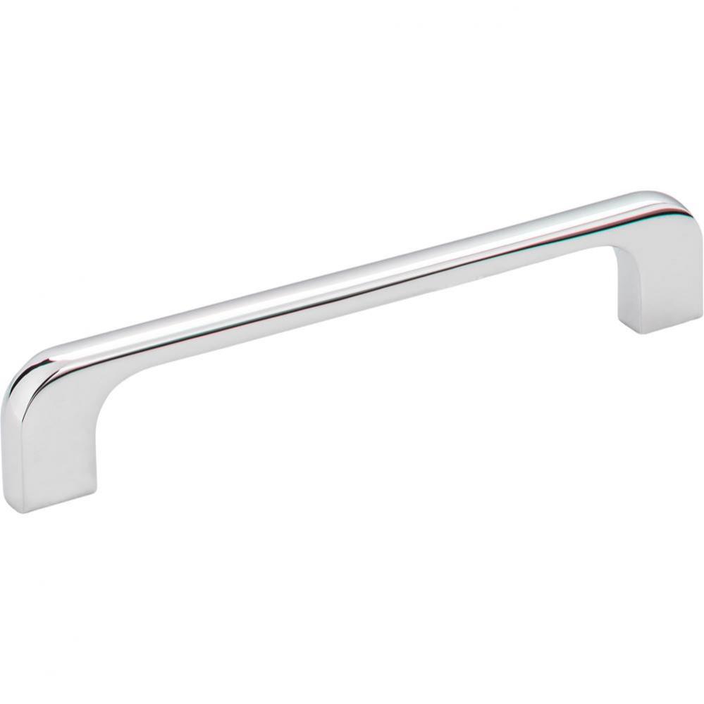 128 mm Center-to-Center Polished Chrome Alvar Cabinet Pull