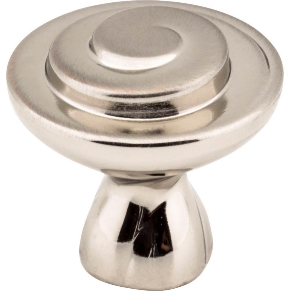 1-1/4'' Diameter Satin Nickel Duval Cabinet Knob