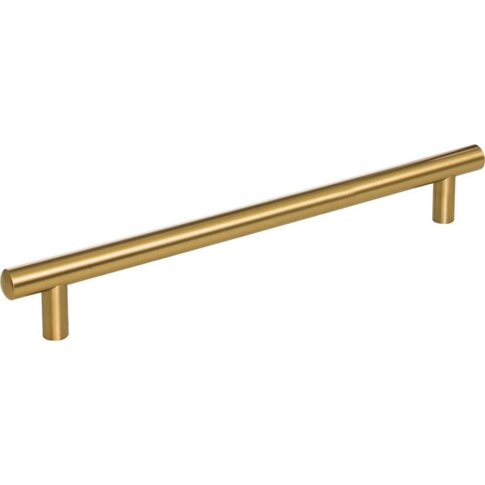 224 mm Center-to-Center Satin Bronze Key West Cabinet Bar Pull