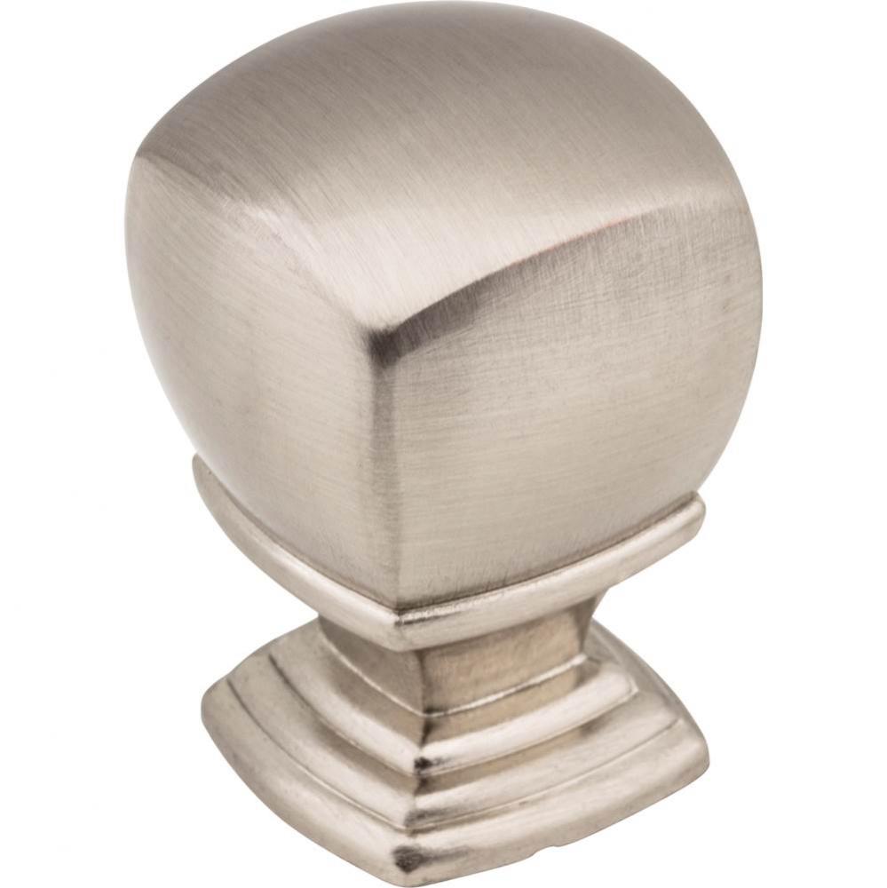 1'' Overall Length  Satin Nickel Katharine Cabinet Knob