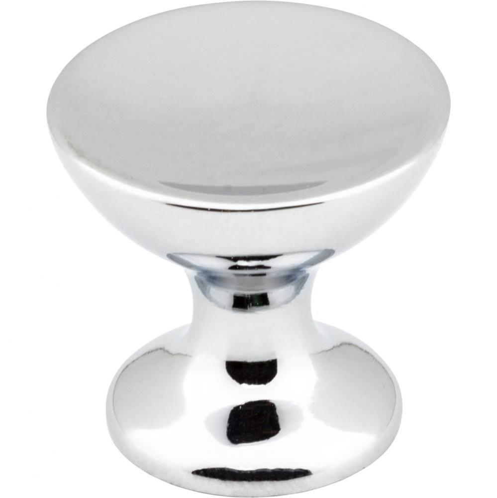 1-1/16'' Diameter Polished Chrome Rae Cabinet Knob