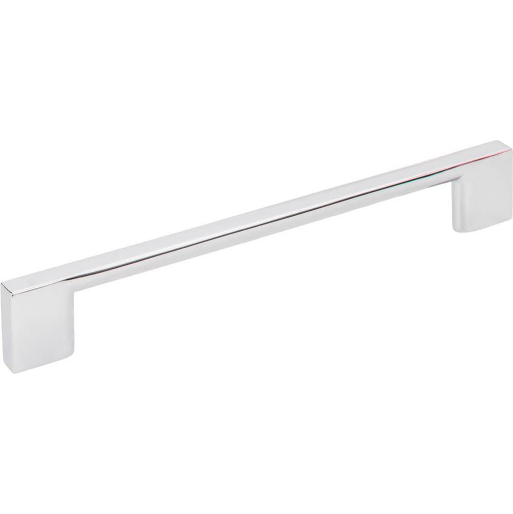 160 mm Center-to-Center Polished Chrome Square Sutton Cabinet Bar Pull