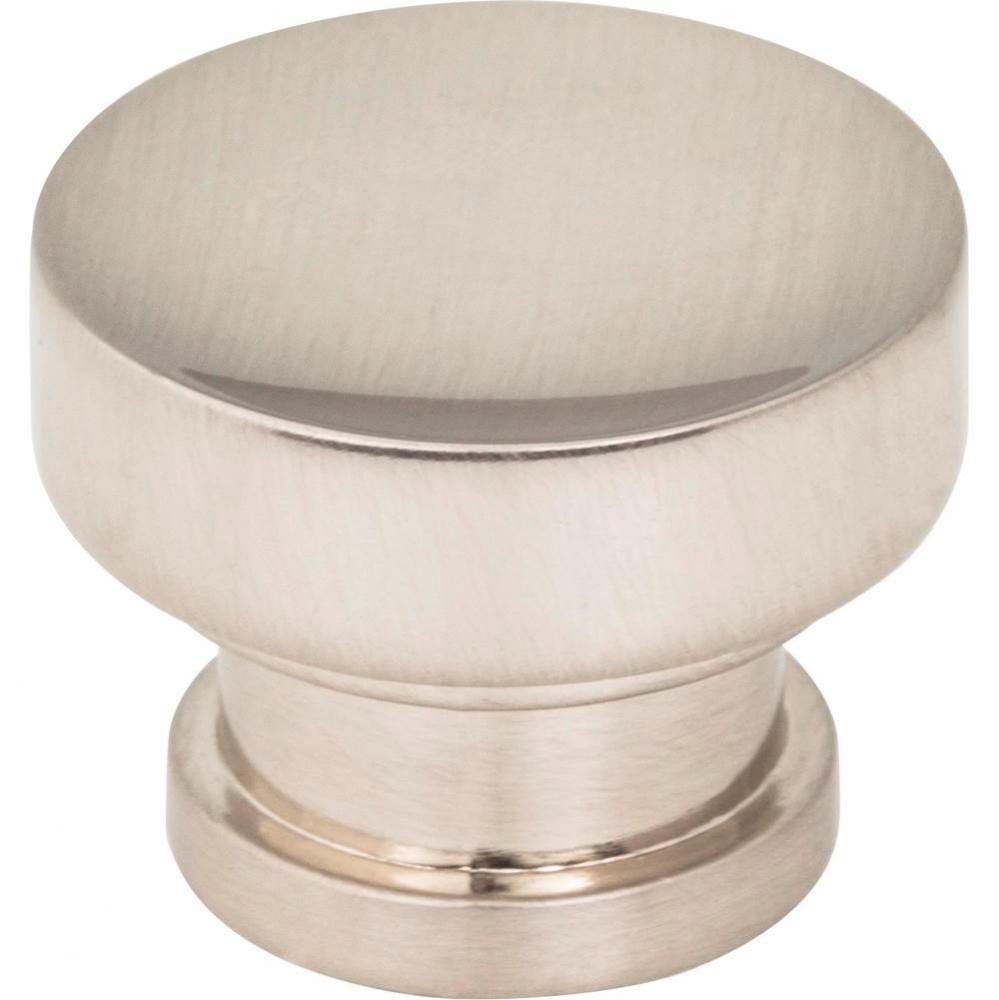 1-1/4'' Diameter Satin Nickel Elara Cabinet Knob