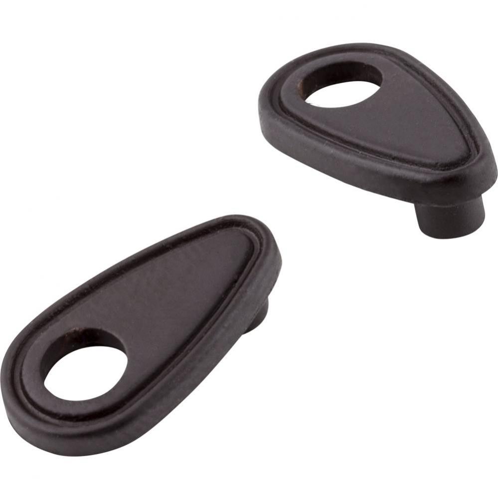 Brushed Oil Rubbed Bronze Pull Escutcheons