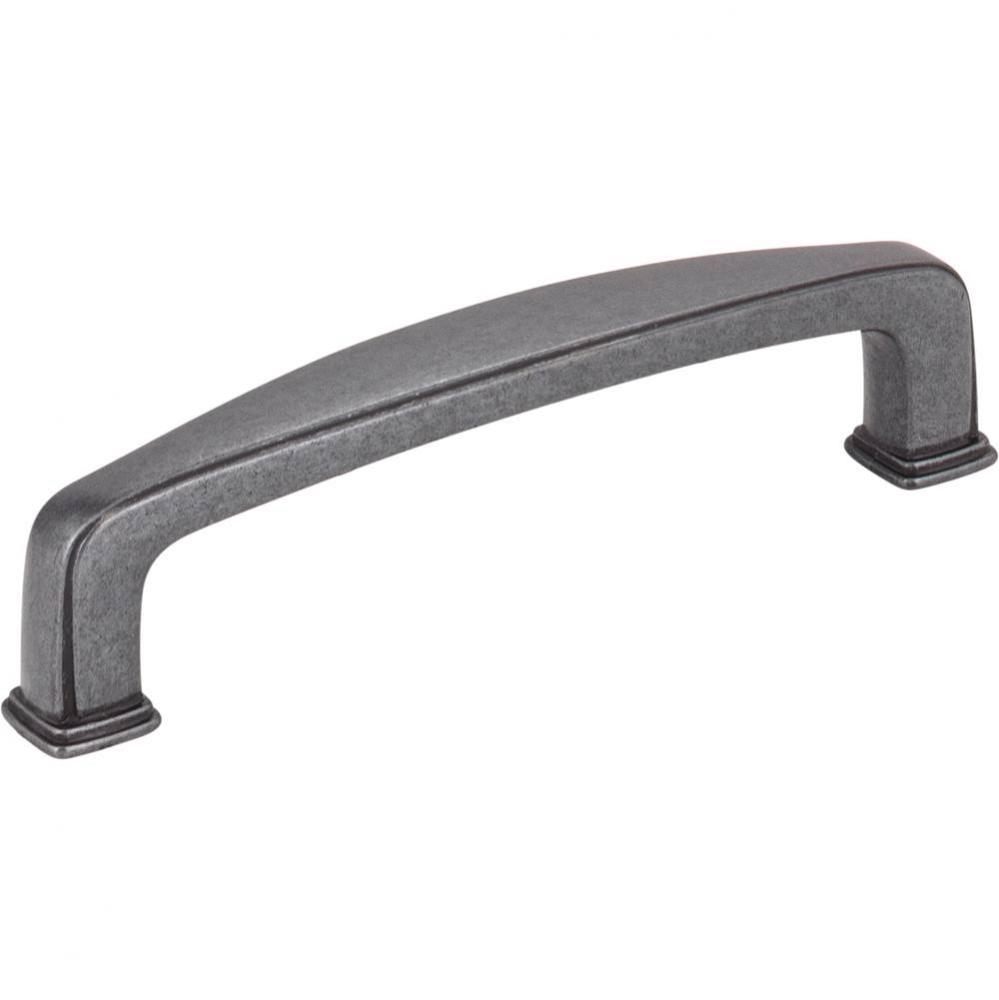 96 mm Center-to-Center Gun Metal Square Milan 1 Cabinet Pull