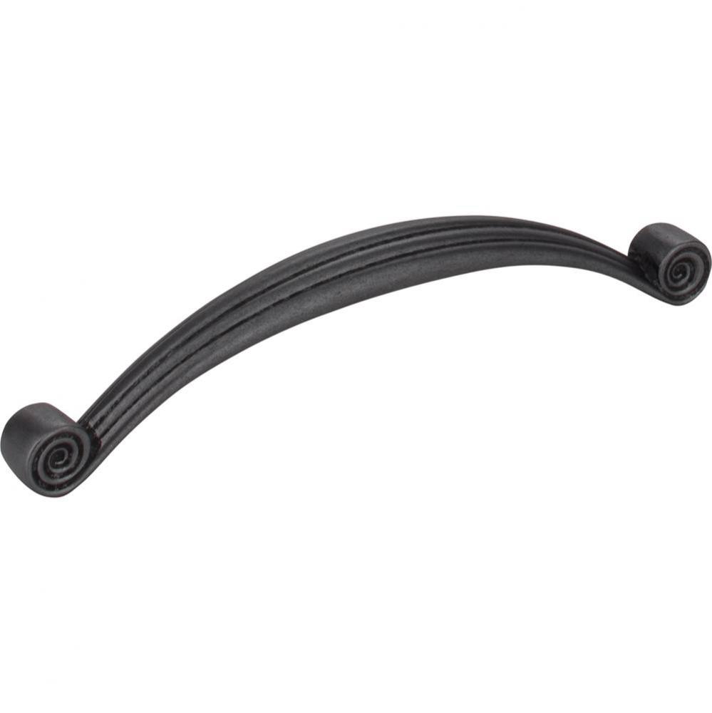 128 mm Center-to-Center Gun Metal Lille Cabinet Pull