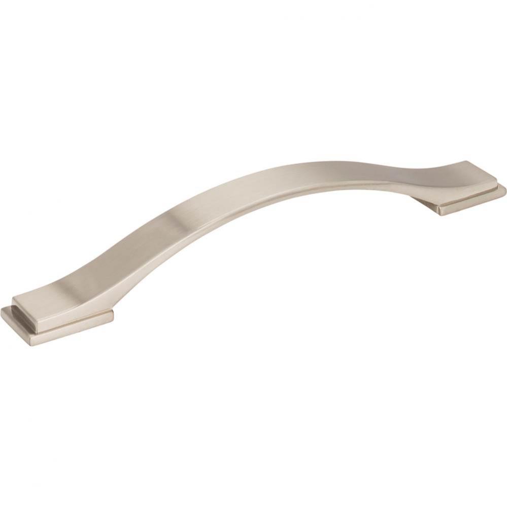 160 mm Center-to-Center Satin Nickel Strap Mirada Cabinet Pull