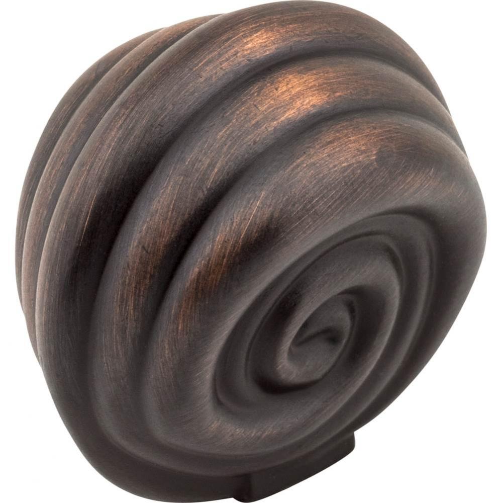 1-3/8'' Overall Length Brushed Oil Rubbed Bronze Lille Cabinet Knob