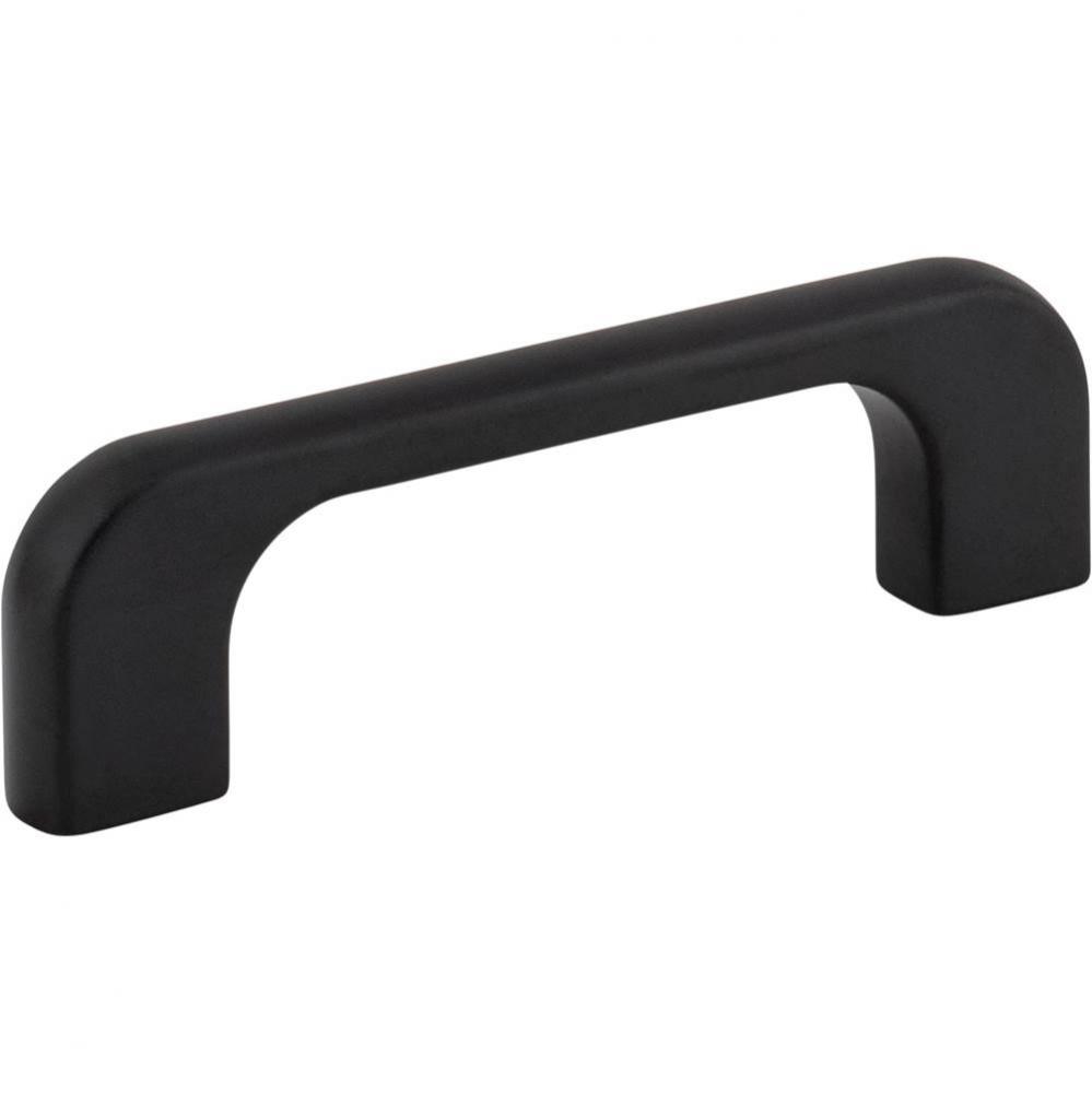 3'' Center-to-Center Matte Black Alvar Cabinet Pull