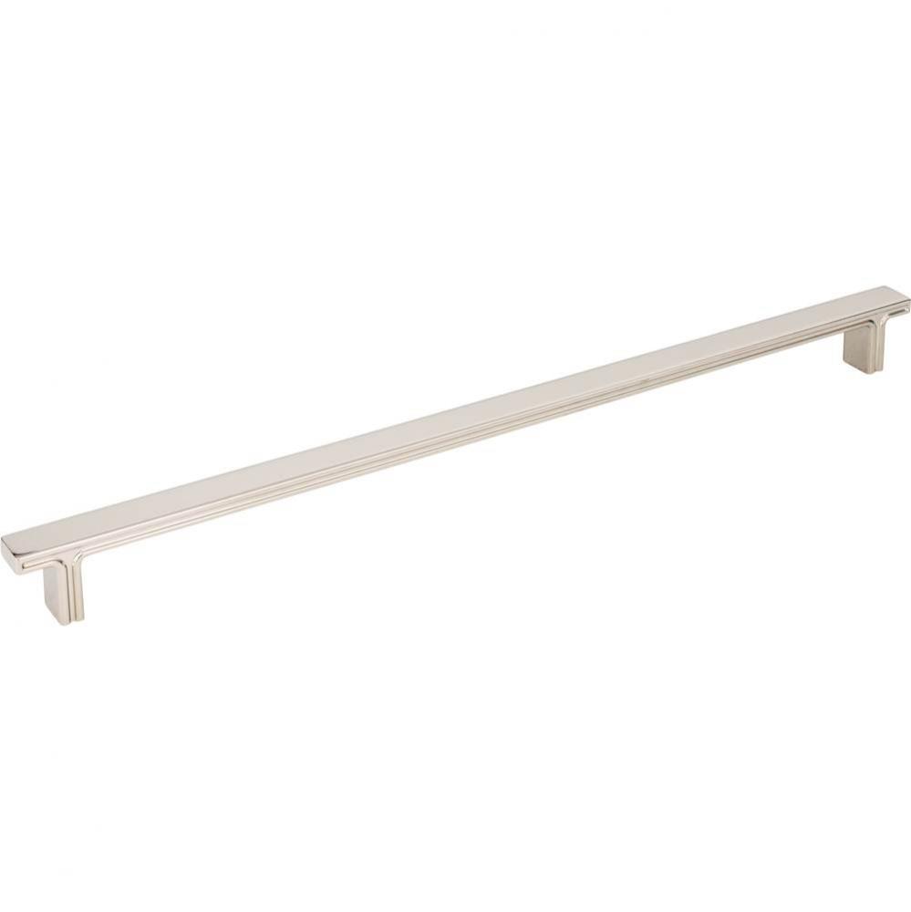 320 mm Center-to-Center Polished Nickel Square Anwick Cabinet Pull