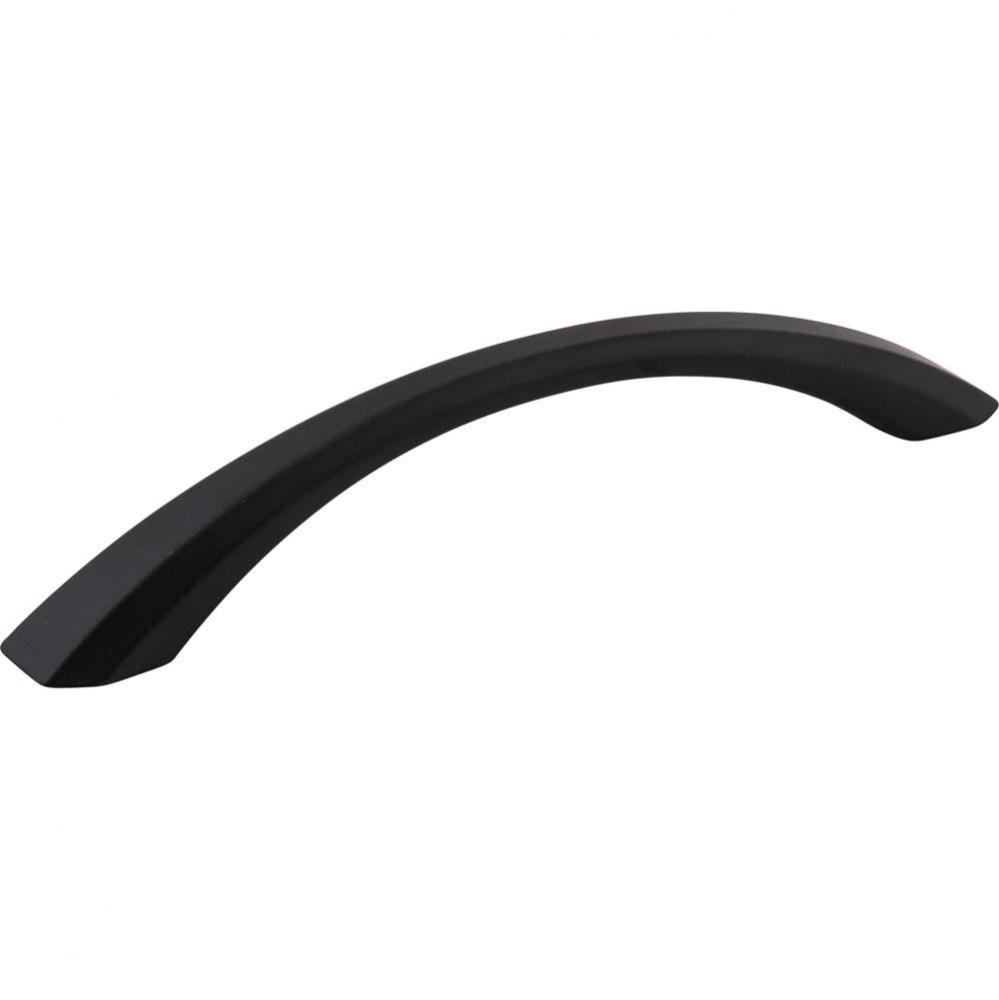 128 mm Center-to-Center Matte Black Wheeler Cabinet Pull