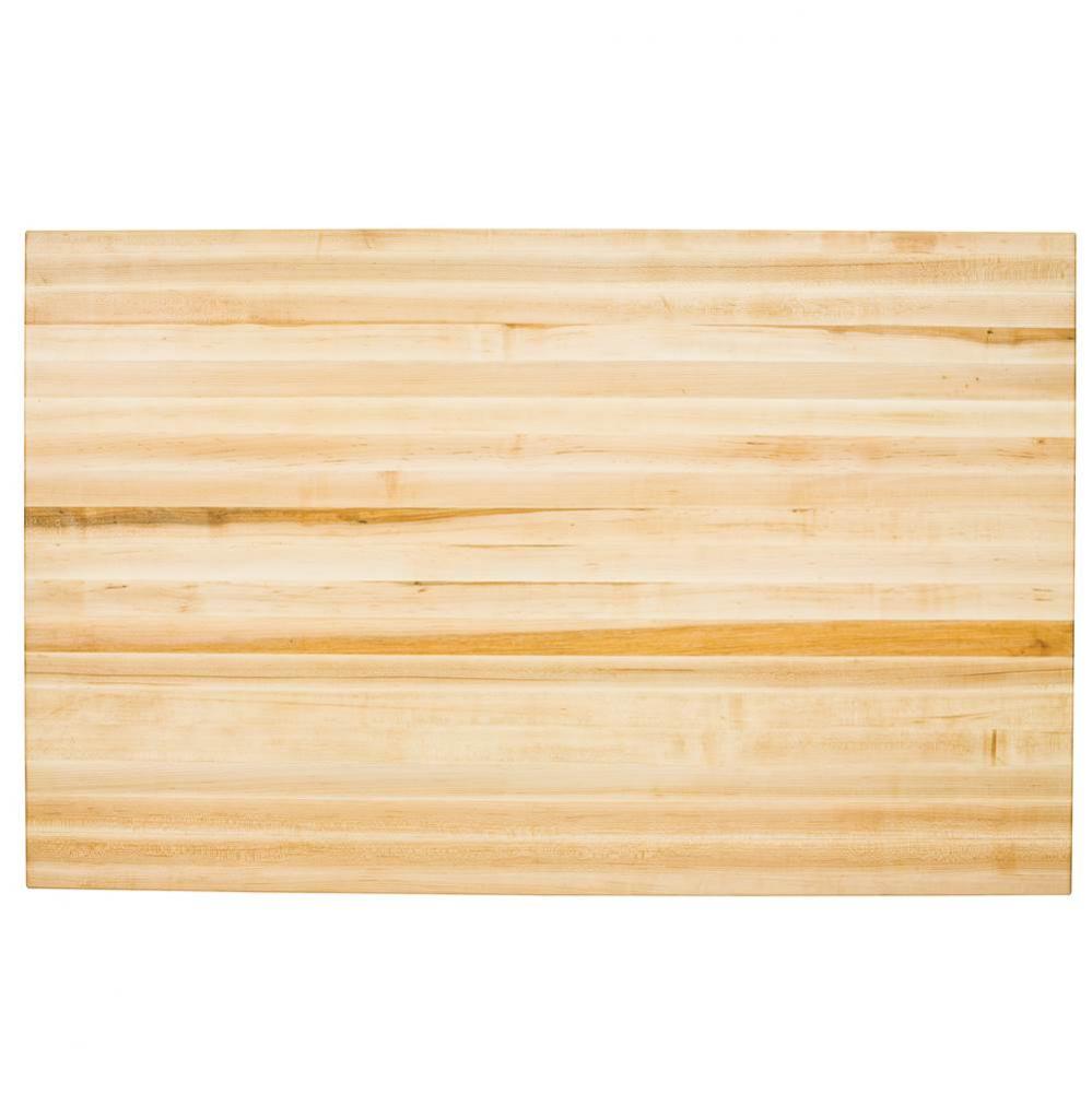 54'' W x 34'' D x 1-3/4'' H Hard Maple Butcher Block Island Top