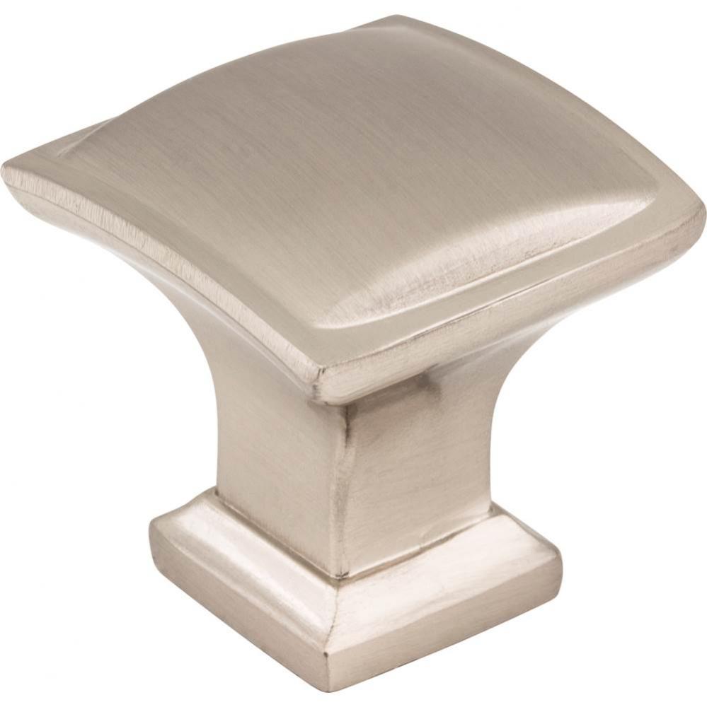 1-1/4'' Overall Length Satin Nickel Square Annadale Cabinet Knob