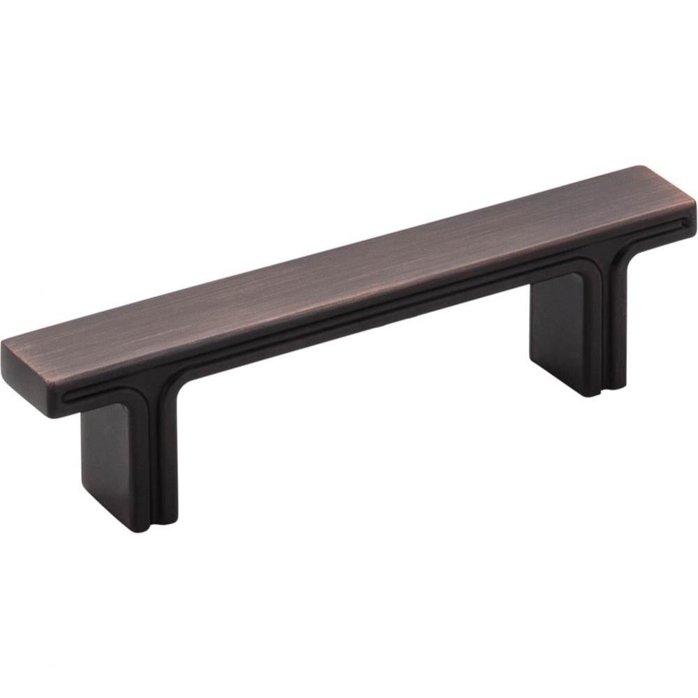 3'' Center-to-Center Brushed Oil Rubbed Bronze Square Anwick Cabinet Pull