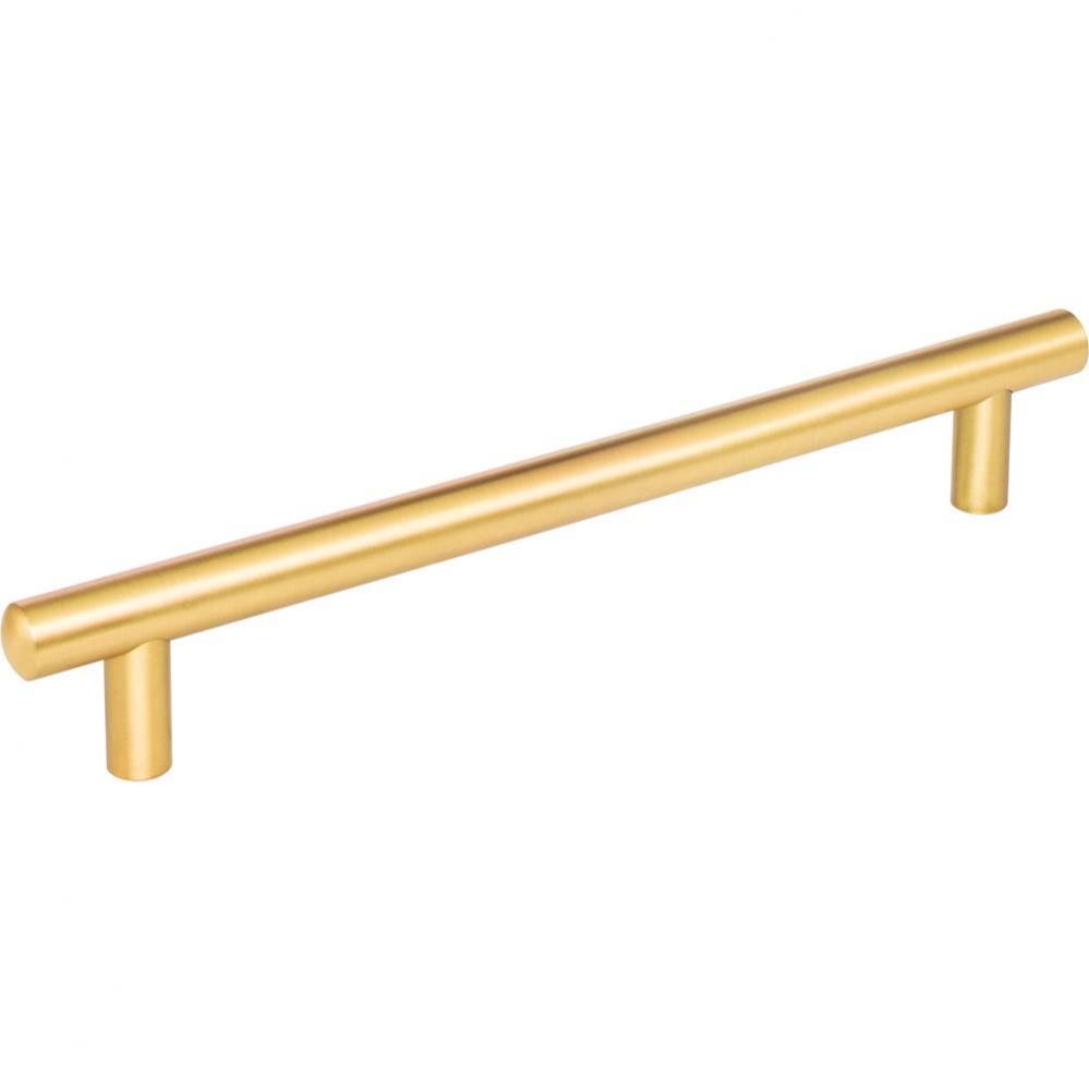 192 mm Center-to-Center Brushed Gold Key West Cabinet Bar Pull