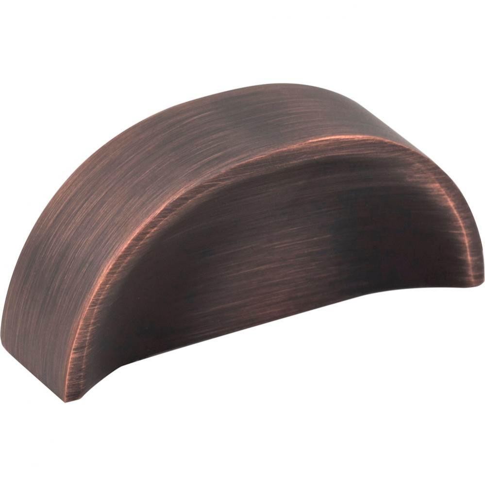 32 mm Center-to-Center Brushed Oil Rubbed Bronze Elara Cabinet Pinch Pull