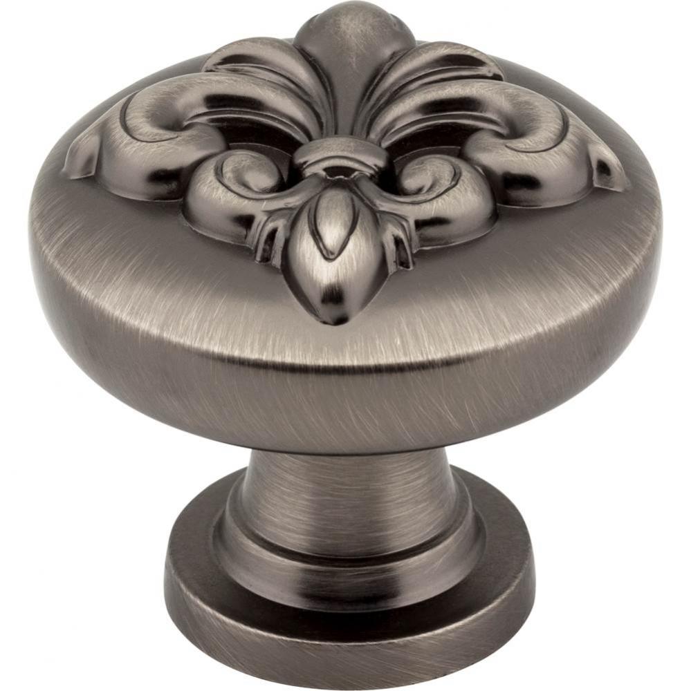 1-3/8'' Diameter Brushed Pewter Lafayette Cabinet Knob