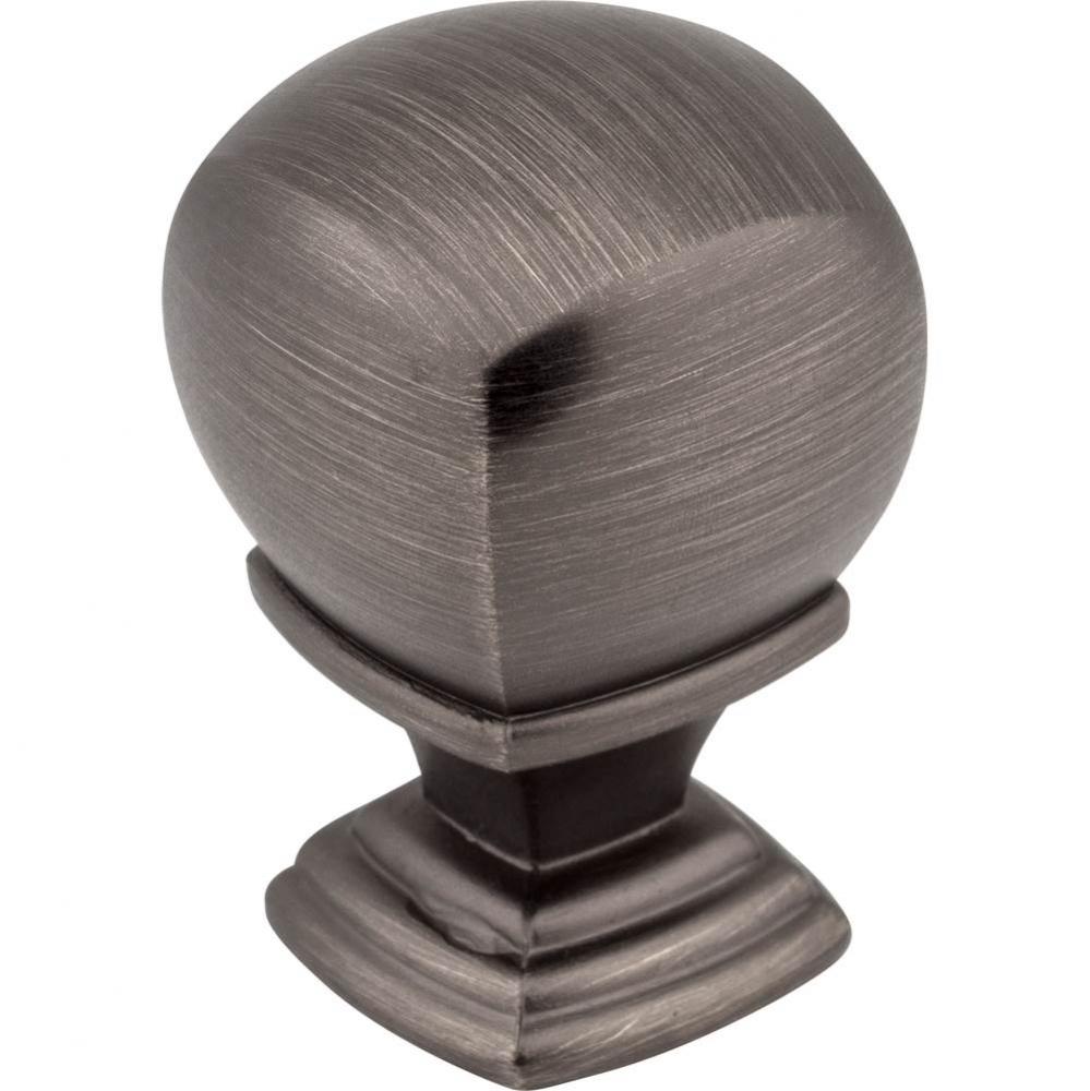 7/8'' Overall Length  Brushed Pewter Katharine Cabinet Knob