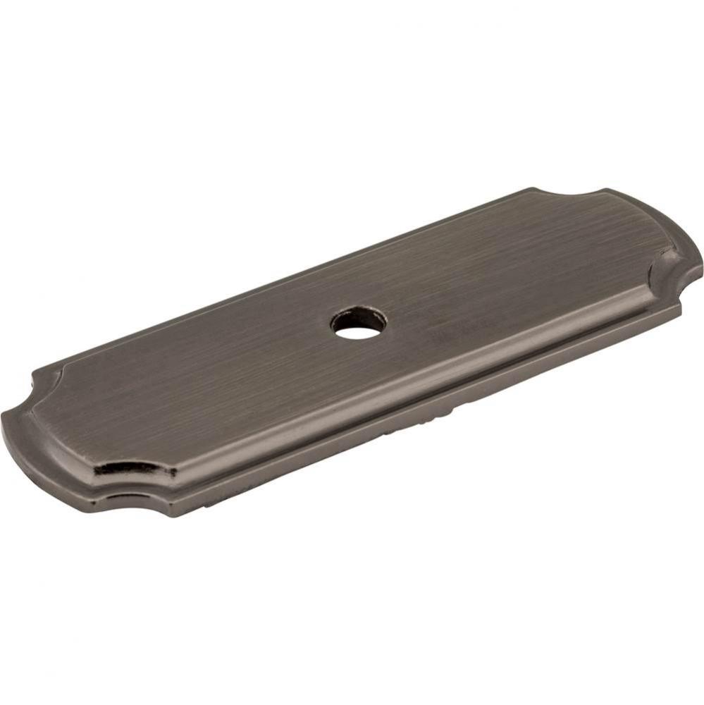 2-13/16'' Brushed Black Nickel Knob Backplate