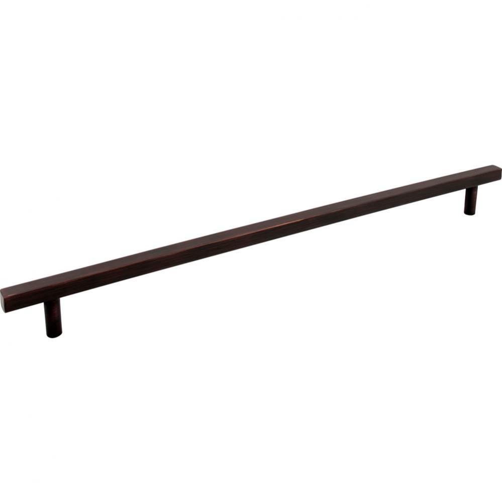18'' Center-to-Center Brushed Oil Rubbed Bronze Square Dominique Appliance Handle
