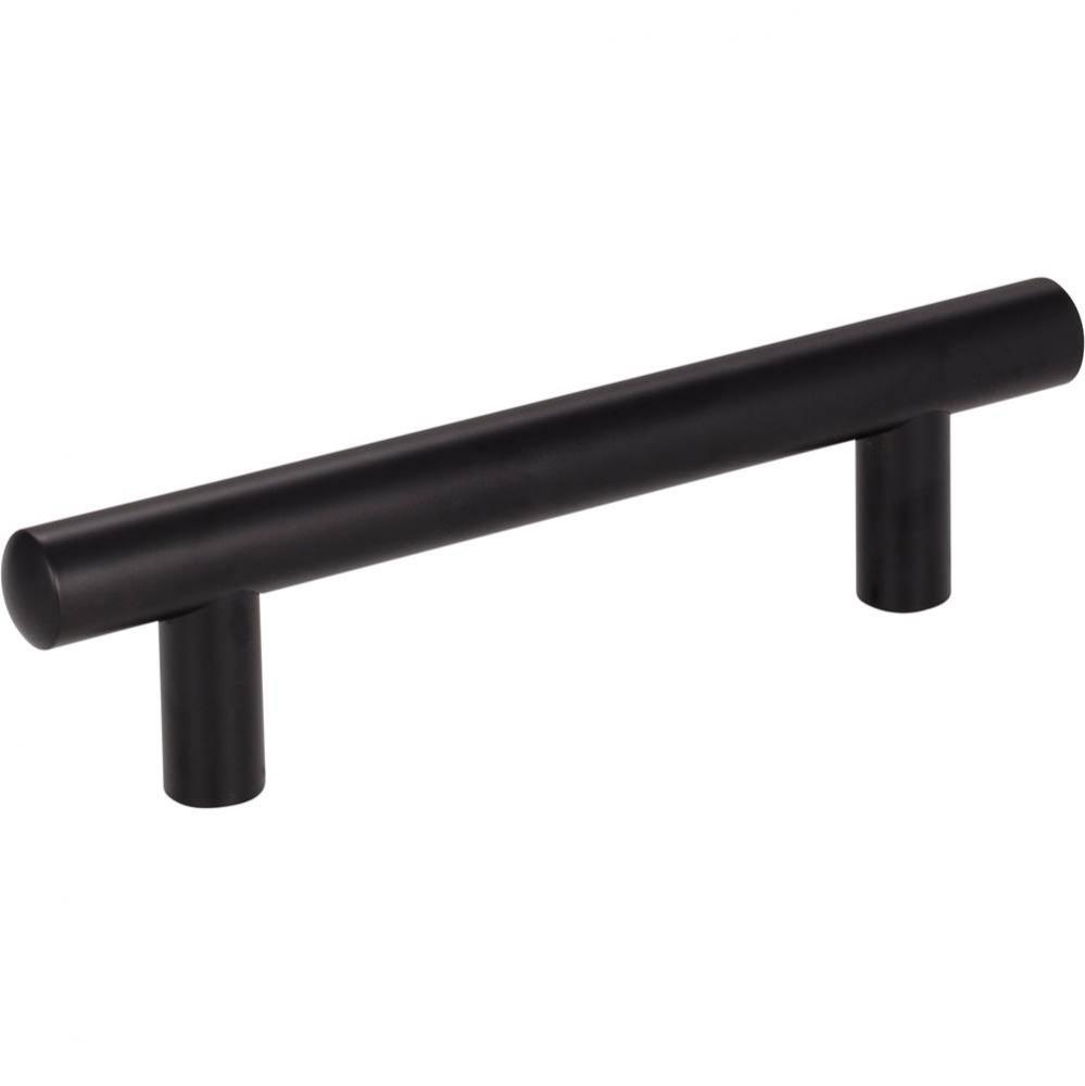 96 mm Center-to-Center Matte Black Key West Cabinet Bar Pull