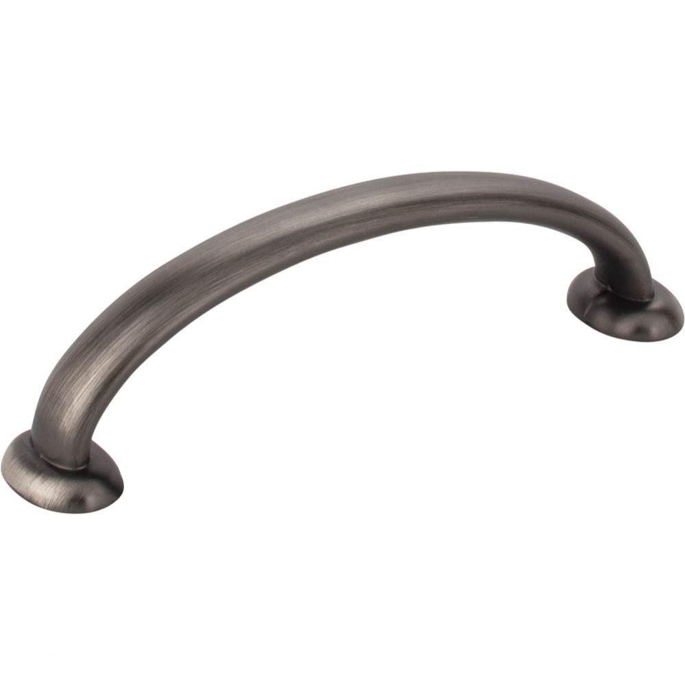 96 mm Center-to-Center Brushed Pewter Hudson Cabinet Pull