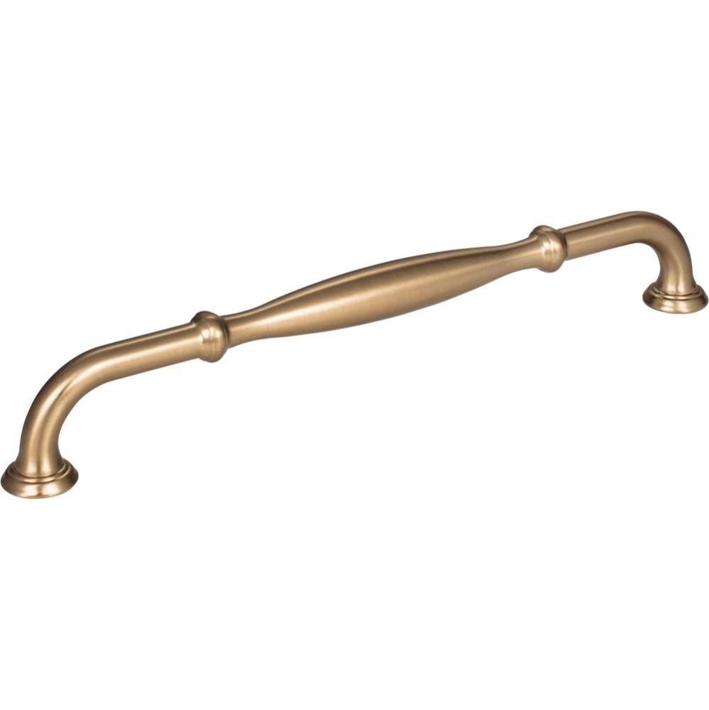 224 mm Center-to-Center Satin Bronze Tiffany Cabinet Pull