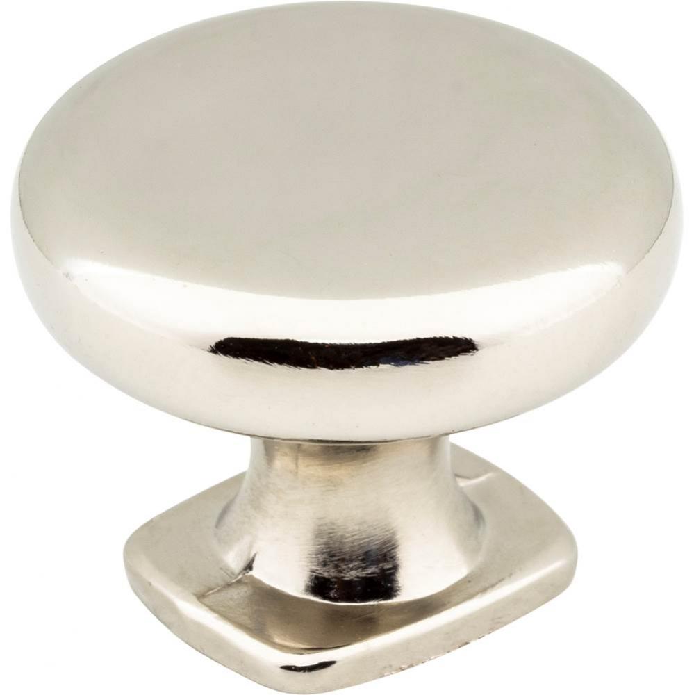 1-3/8'' Diameter Polished Nickel Belcastel 1 Cabinet Knob