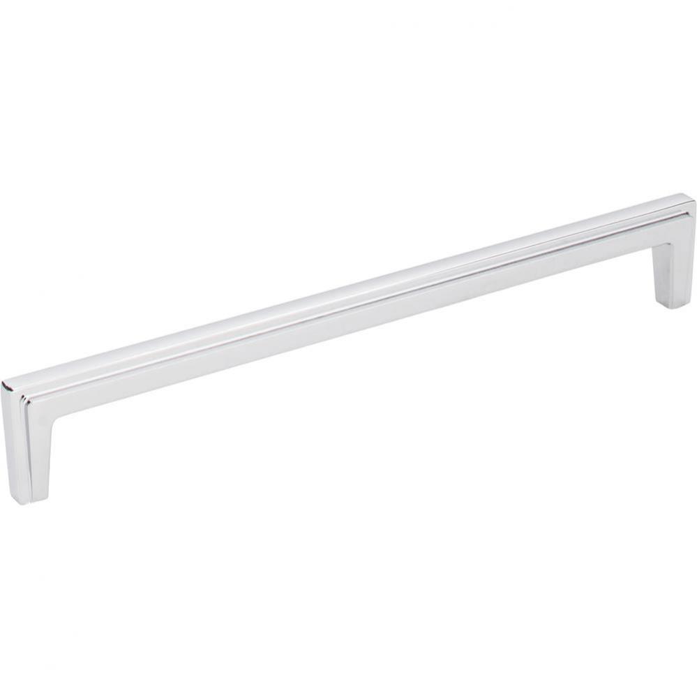 192 mm Center-to-Center Polished Chrome Lexa Cabinet Pull