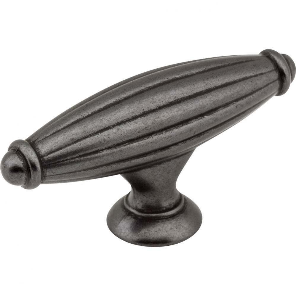 2-5/8'' Gun Metal Glenmore Cabinet ''T'' Knob