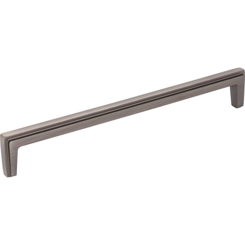 192 mm Center-to-Center Brushed Pewter Lexa Cabinet Pull