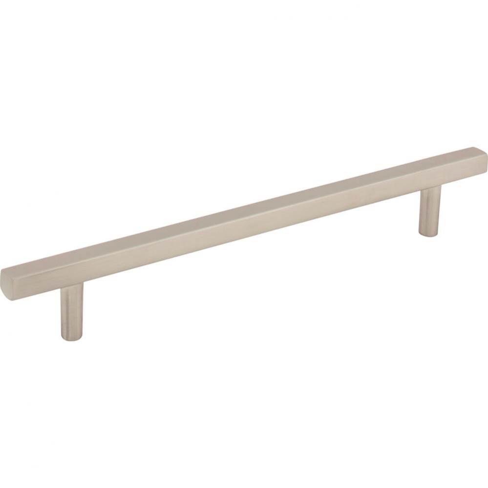 160 mm Center-to-Center Satin Nickel Square Dominique Cabinet Bar Pull