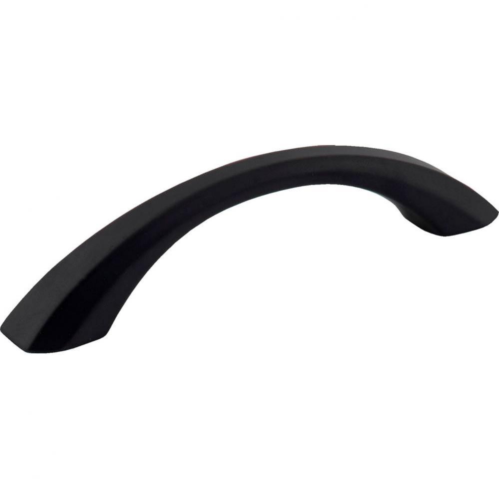 96 mm Center-to-Center Matte Black Wheeler Cabinet Pull