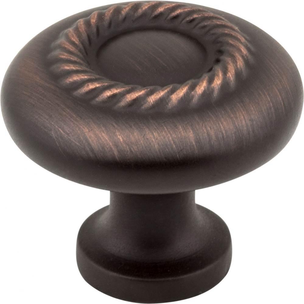 1-1/4'' Diameter Brushed Oil Rubbed Bronze Lenoir Cabinet Knob