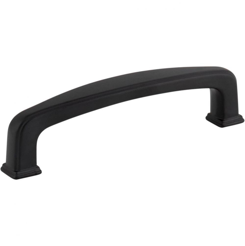 96 mm Center-to-Center Matte Black Square Milan 1 Cabinet Pull