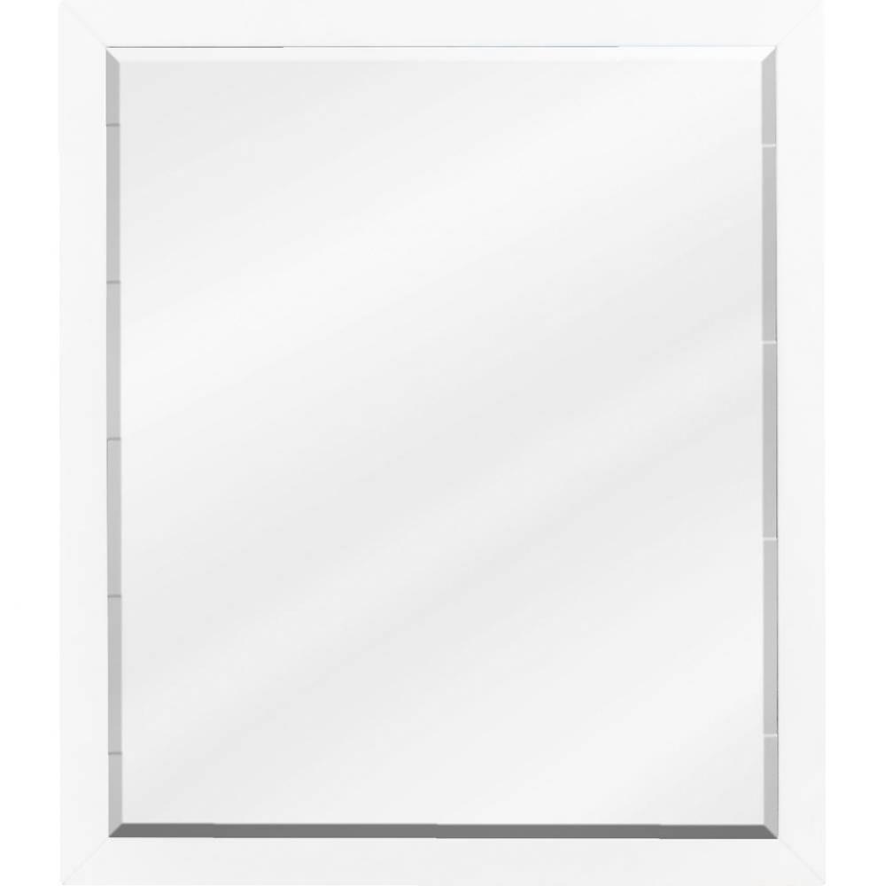 24 W x 1'' D x 28'' H White Adler mirror