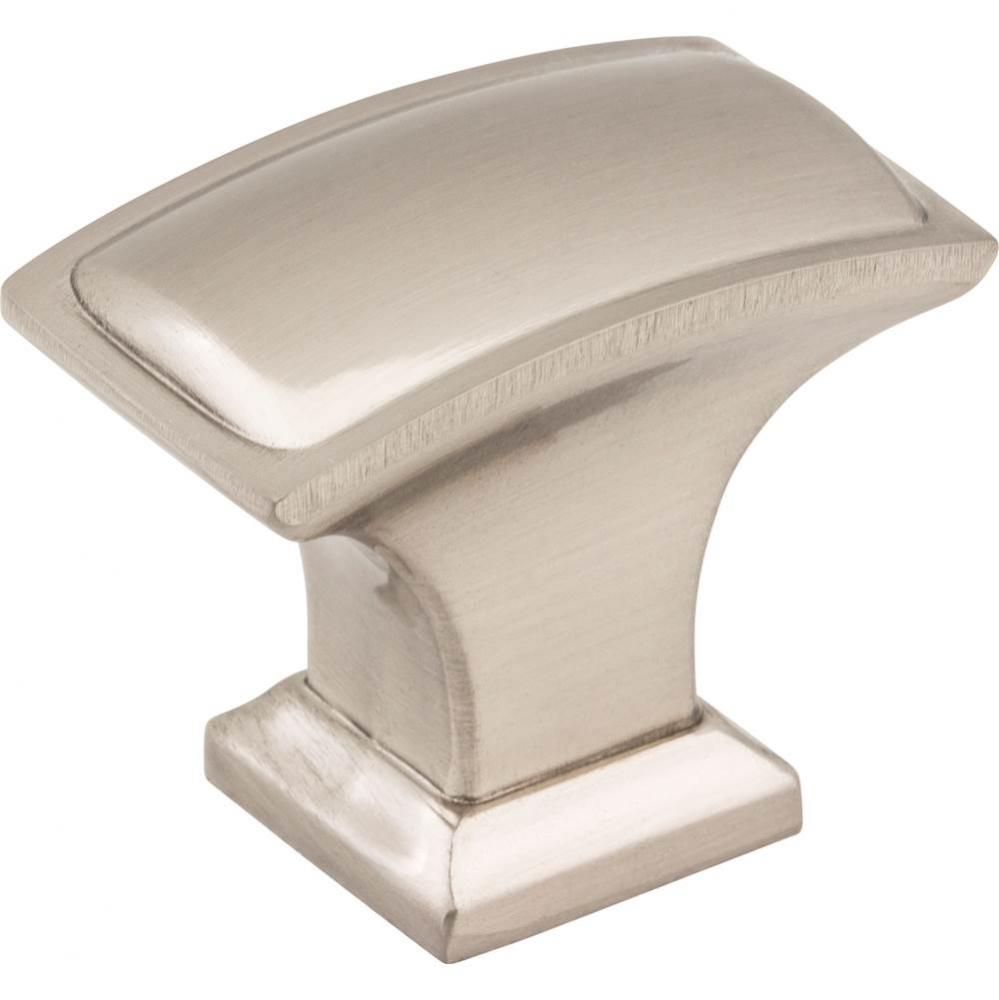 1-1/2'' Overall Length Satin Nickel Rectangle Annadale Cabinet Knob